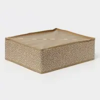 Органайзер для хранения белья Доляна Points, 18 ячеек, 35&times;30&times;12 см, бежевый