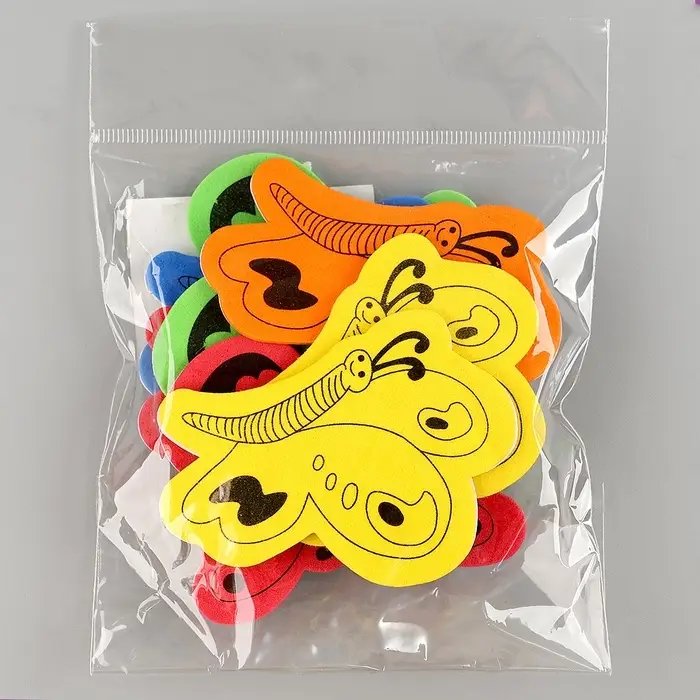 Набор фигурок из EVA &laquo;Бабочки&raquo;, на клеевой основе, 13 г, цвет МИКС