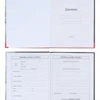 Дневник школьный для 1-4 классов, &laquo;Красная тачка&raquo;, твёрдая обложка 7БЦ, матовая ламинация, выборочный лак, 48 листов