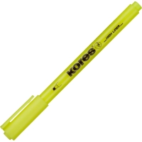 Маркер текстовыделитель Kores 0,5-3,5 мм скош.након.желт.36201