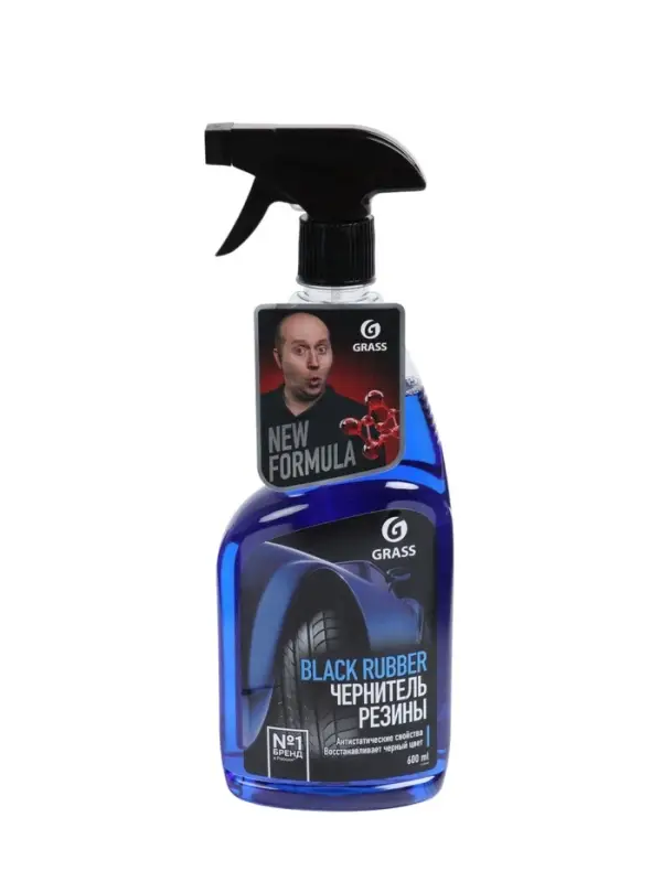 Полироль для шин Grass Black Rubber, триггер, 600 мл