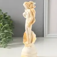 Фигурка гипс &laquo;Венера&raquo;, 17&times;5 см, белая с позолотой