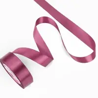 Лента атласная, 25 мм, 23&plusmn;1 м, сливовая, №171