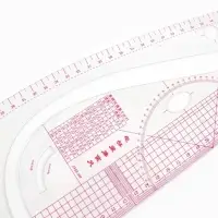 Лекало портновское метрическое &laquo;Сапог&raquo;, 45&times;13 см, s=0.5 мм, прозрачное
