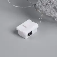 Подвеска световая &laquo;Снежок&raquo;, 10 см, 10 LED, от батареек AG13&times;3, свечение белое