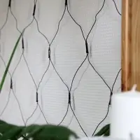 Гирлянда &laquo;Сеть&raquo; 1.6&times;1.6 м, IP20, тёмная нить, 144 LED, 8 режимов, 220 В, свечение белое