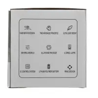 Массажер для головы LEM-32, электрический, мурашка, вибрационный, АКБ, белый