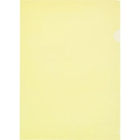 Папка уголок п/э цв. E-100/123T желтая Россия 10 шт/уп