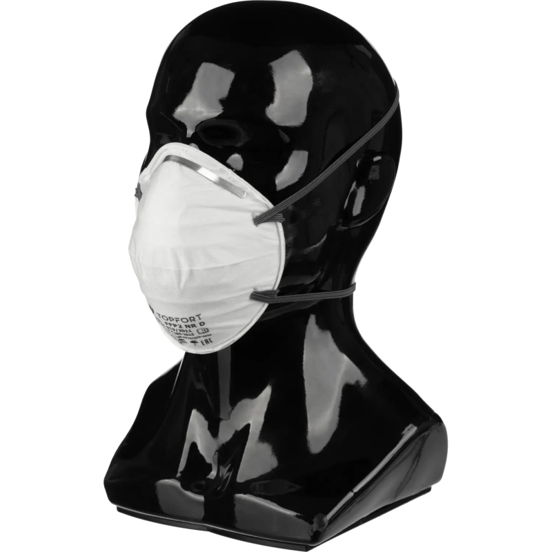 Полумаска фильтрующая TOPFORT 221 FFP2 до 12ПДК 10шт/уп