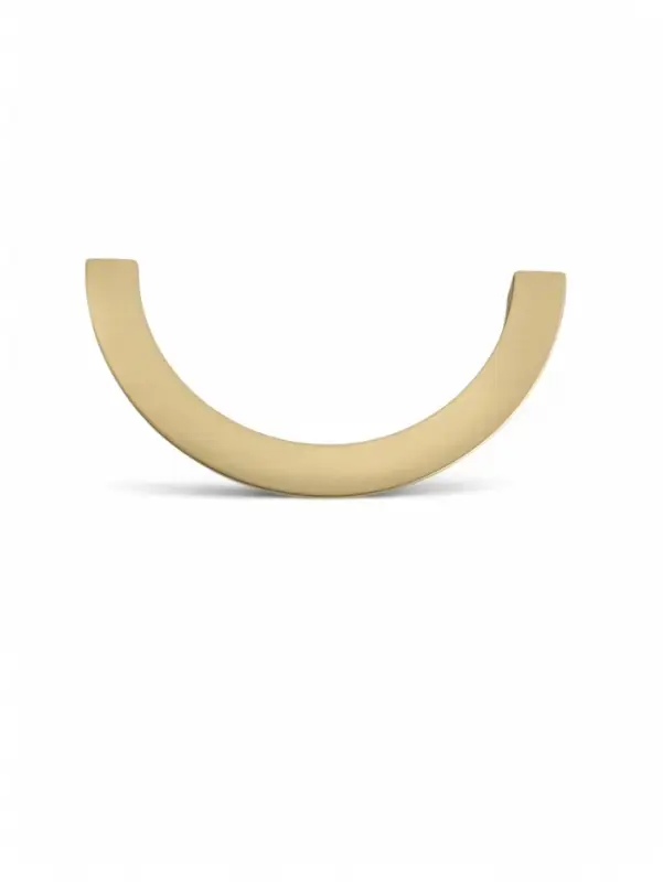 Ручка-скоба мебельная CAPPIO MOON, м/о 128 мм, цвет сатиновое золото