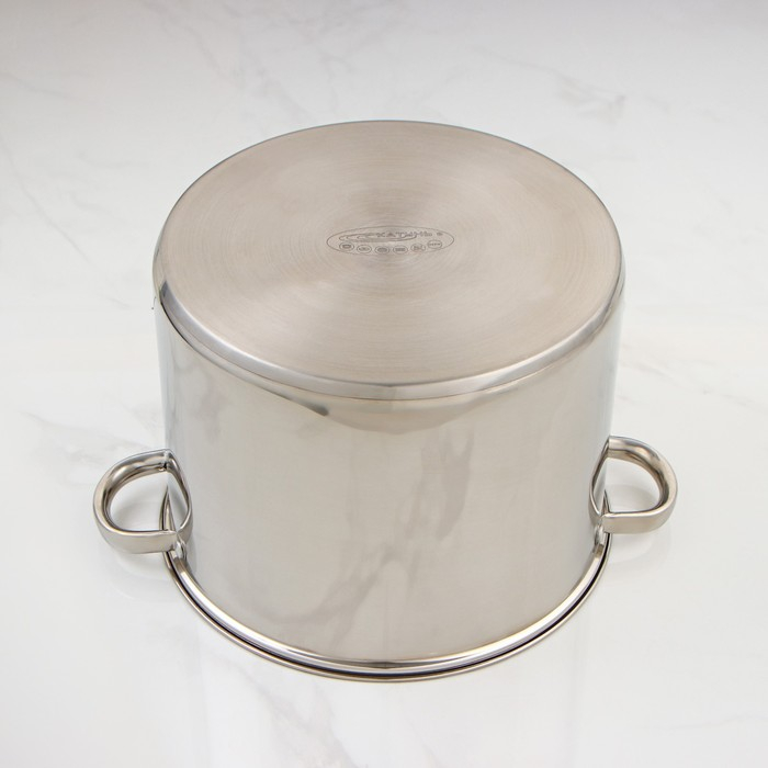 Кастрюля «Гретта», 13 л, d=28 см, капсульное дно, индукция Кастрюля «Гретта», 13 л, d=28 см, капсульное дно, индукция