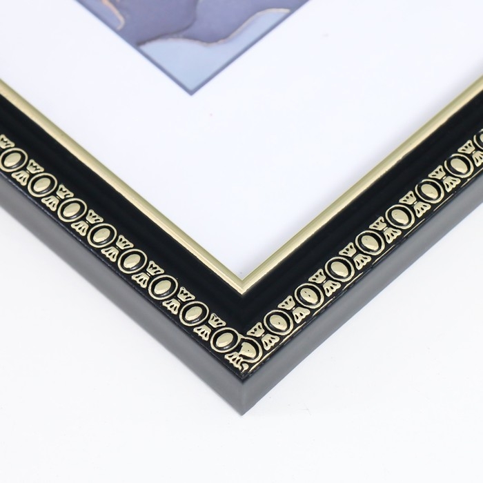 Фоторамка пластик Фоторамка пластик "Камея" 21х30 см, чёрный