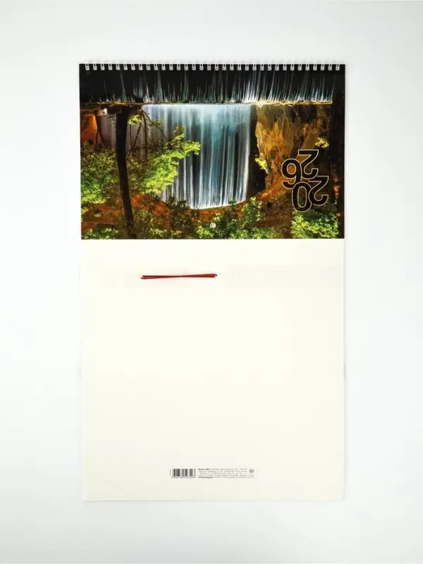 Календарь квартальный 2026 «Водопад» Календарь квартальный 2026 «Водопад»