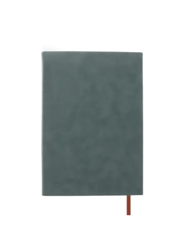 Ежедневник недатированный формат А5, с клапаном, 96л, линия, пвх, Зеленый Ежедневник недатированный формат А5, с клапаном, 96л, линия, пвх, Зеленый