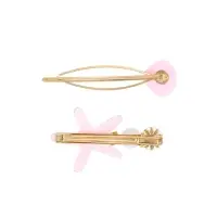 Набор для волос "Морская звезда" (1 зажим, 1 невидимка) 7 см, розовый