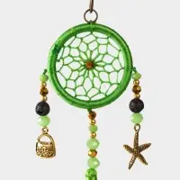 Брелок ловец снов, 17 см, зелёный Брелок ловец снов, 17 см, зелёный