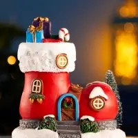 Светодиодная фигура &laquo;Волшебный сапожок&raquo;, 13&times;11 см, 4 LED, от батареек АААx2, свечение тёплое белое