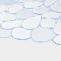 Коврик в раковину "Галька" 30х40 см прозрачный