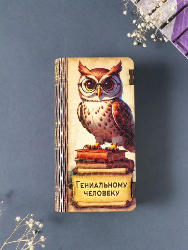 Купюрница подарочная &laquo;Гениальному человеку&raquo;, 17&times;8.5 см