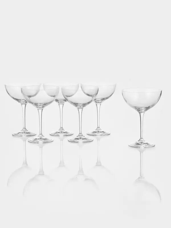 Набор бокалов &laquo;Кейт&raquo;, 210 мл, 6 шт., хрустальное стекло, прозрачный