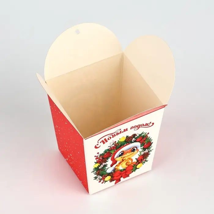 Бонбоньерка новогодняя «Змея 2025», 7.5 х 8 х 7.5 см Бонбоньерка новогодняя «Змея 2025», 7.5 х 8 х 7.5 см