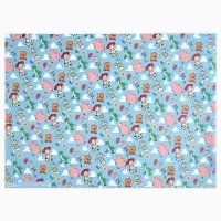 Бумага упаковочная глянцевая &laquo;Игрушки&raquo;, 50&times;70 см, 1 лист