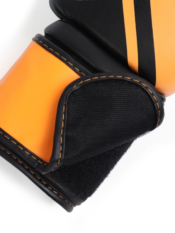 Боксёрские перчатки FIGHT EMPIRE, URBAN, чёрно-оранжевые, размер 12 oz