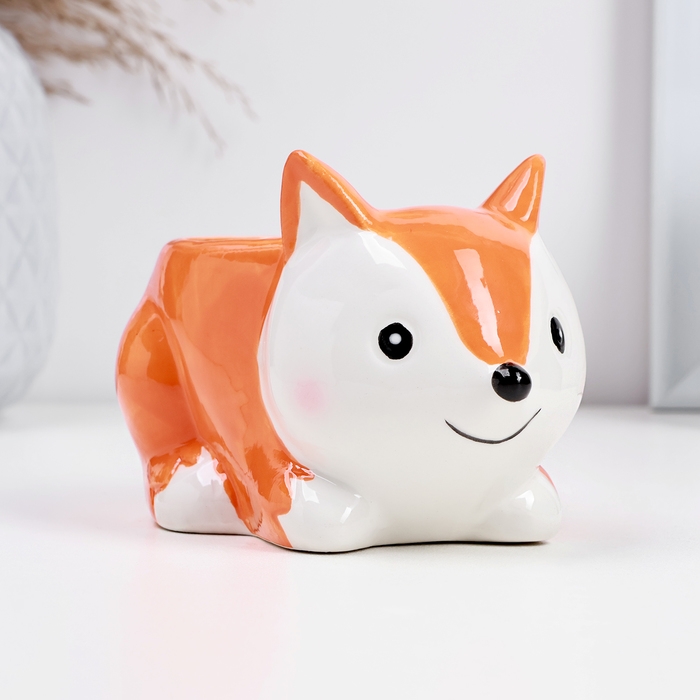 Кашпо  Кашпо "Лиса Алиса" 14х9х8см