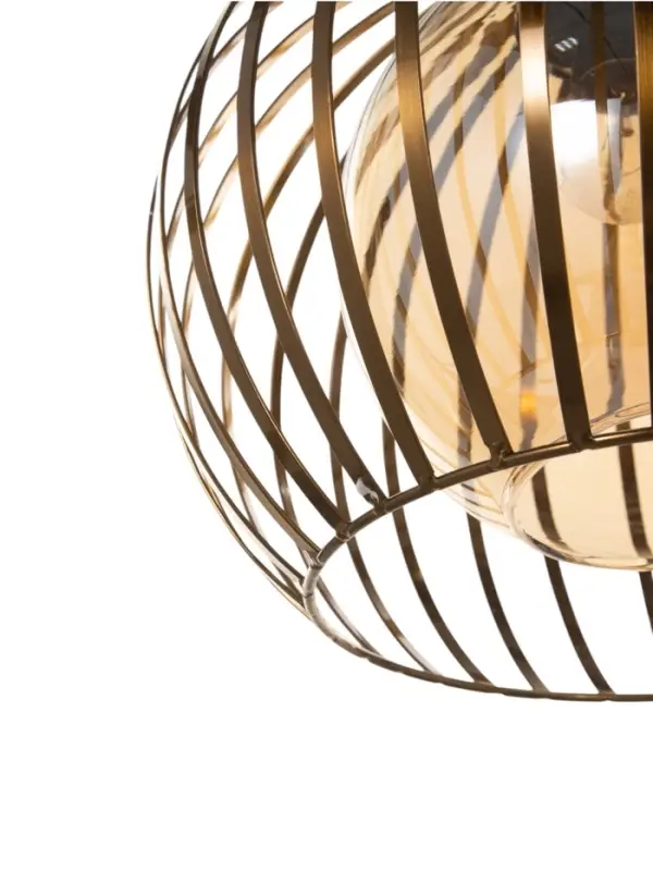 Светильник &laquo;Клубок&raquo; 1&times;40 Вт Е27 медь 28&times;28&times;28 см