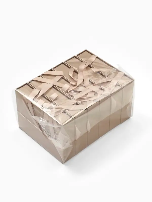 Набор коробочек подарочных 6 шт.под набор &laquo;Премиум&raquo;, 12&times;16, цвет золотой (9911221)