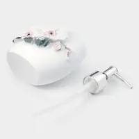 Аксессуары для ванной &laquo;Орхидея&raquo;, 3 предмета, дозатор 580 мл, мыльница, стакан