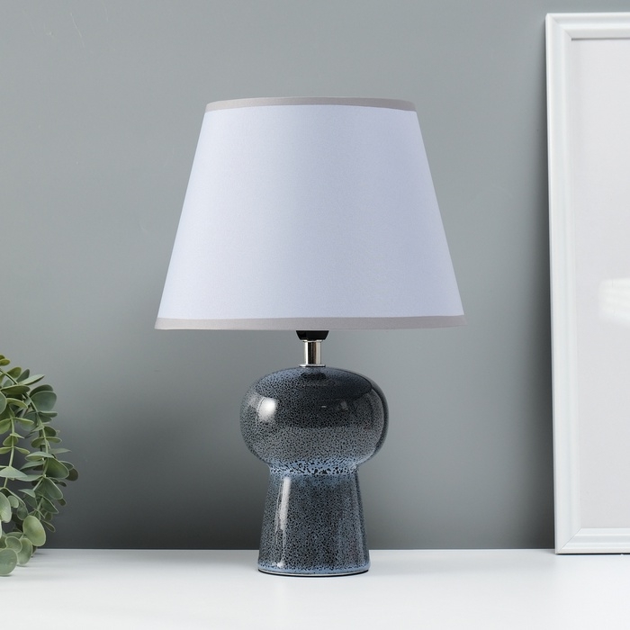 Лампа настольная Лампа настольная "Идея" 1х40Вт Е14 темно-синий 22,5х22,5х33см