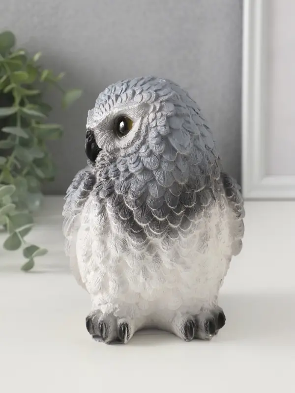 Фигурка (гипс) Совушка, 14х10,5х10,5 см Фигурка (гипс) Совушка, 14х10,5х10,5 см