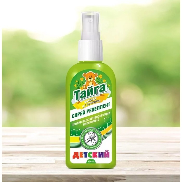 Спрей репеллентный от комаров  Спрей репеллентный от комаров "Тайга", детский, 100 мл