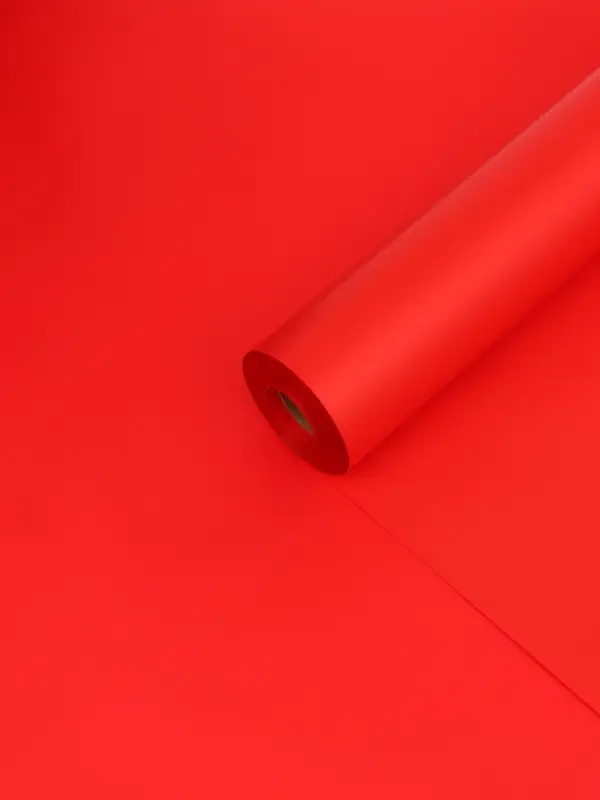 Пленка для цветов тонированная, матовая, клубничный, 0,5 х 30 м&plusmn;5%, 65 мкм