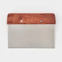 Шпатель кондитерский Доляна, 15&times;11 см, нержавеющая сталь, коричневый