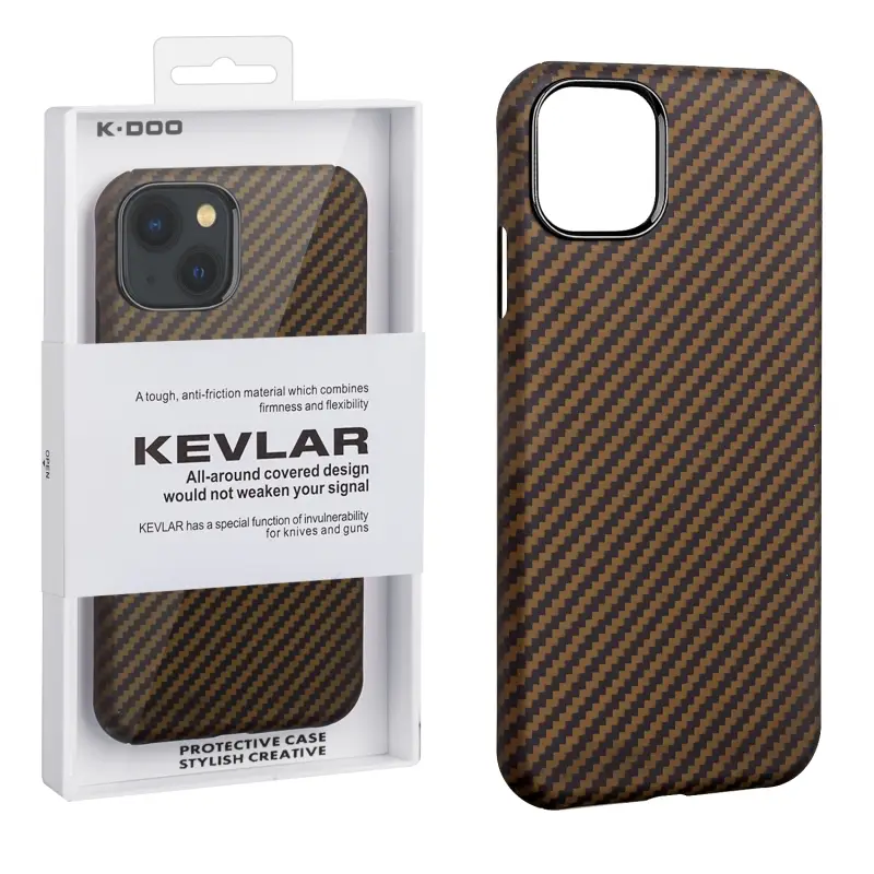 Чехол iPhone 13 Kevlar Brown