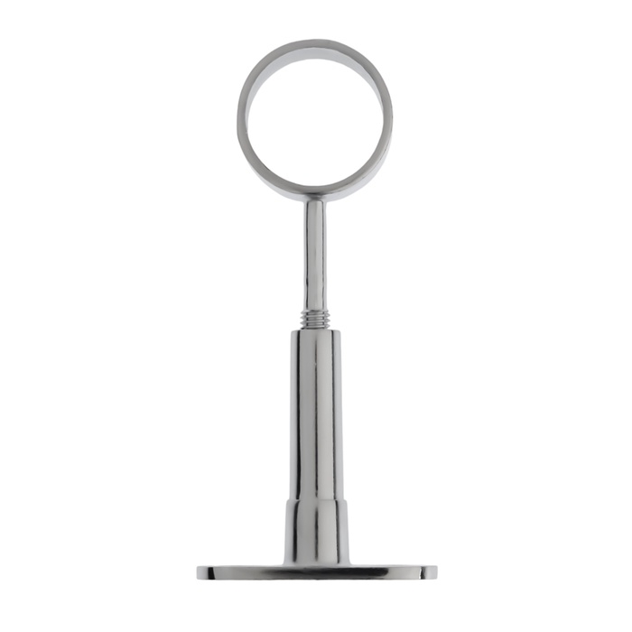 Держатель дистанционный ТУНДРА регулируемый сквозной, d=25 мм