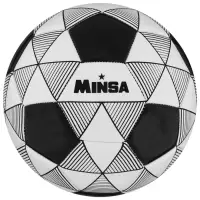 Футбольный мяч MINSA, машинная сшивка, 32 панели, р. 5, TPU