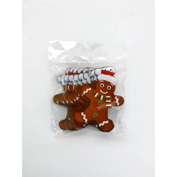 Подвеска новогодняя деревянная &laquo;Печенька&raquo;, набор 10 шт.