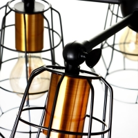 Люстра 2210/5 E27 40Вт черно-бронзовый 34,4х34,4х68 см BayerLux