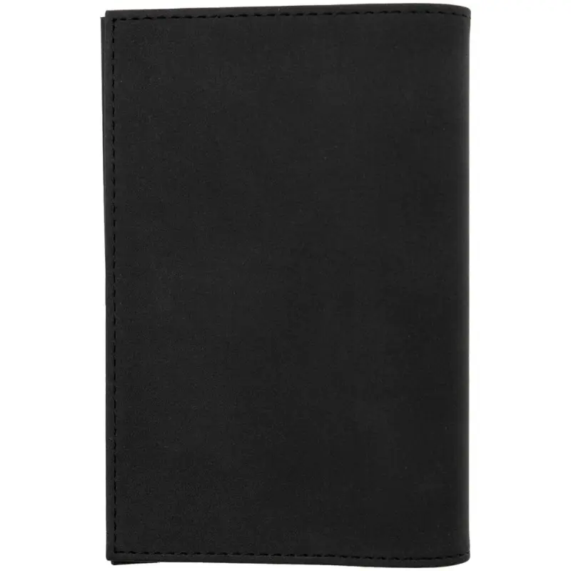 Обложка для паспорта Nubuk, черная Обложка для паспорта Nubuk, черная