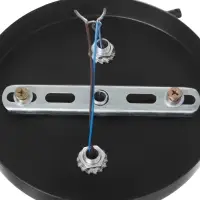 Люстра потолочная BayerLux &laquo;Лайма&raquo;, 2хЕ27, 40 Вт, черно-хромовый, 50&times;15&times;24 см