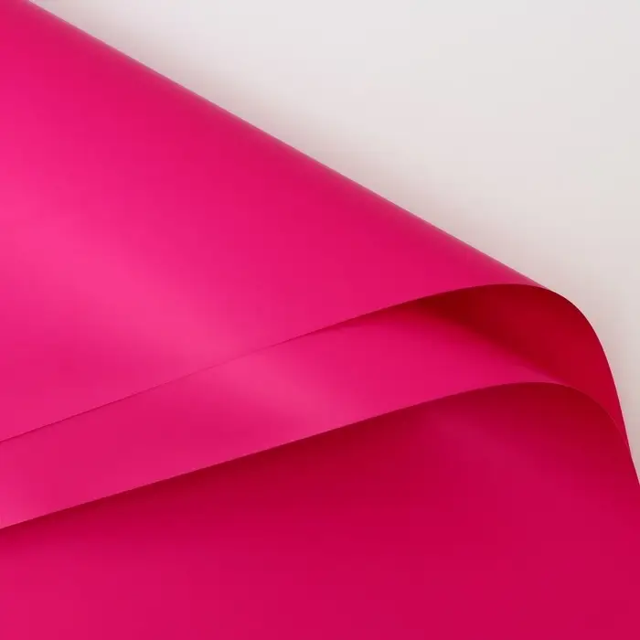 Пленка для цветов тонированная, матовая, фуксия, 58×58 см, 70 мкм Пленка для цветов тонированная, матовая, фуксия, 58×58 см, 70 мкм