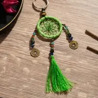 Брелок &laquo;Ловец снов&raquo;, 4&times;15 см, светло-зелёный