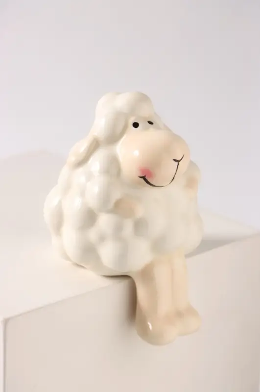 Фигурка керамическая &laquo;Кудрявый барашек&raquo;, 10 см