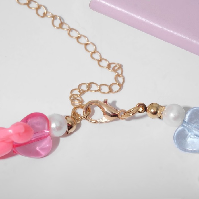 Бусы детские «Выбражулька» игрушки, цветные, 38 см с удлинителем