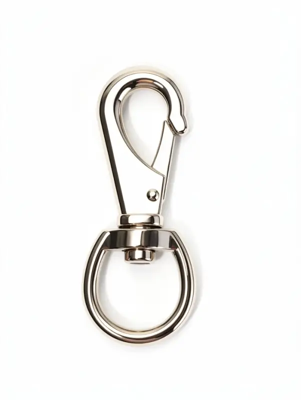 Карабин с полукруглым основанием, 6.7 см (ширина проушины 2 см)