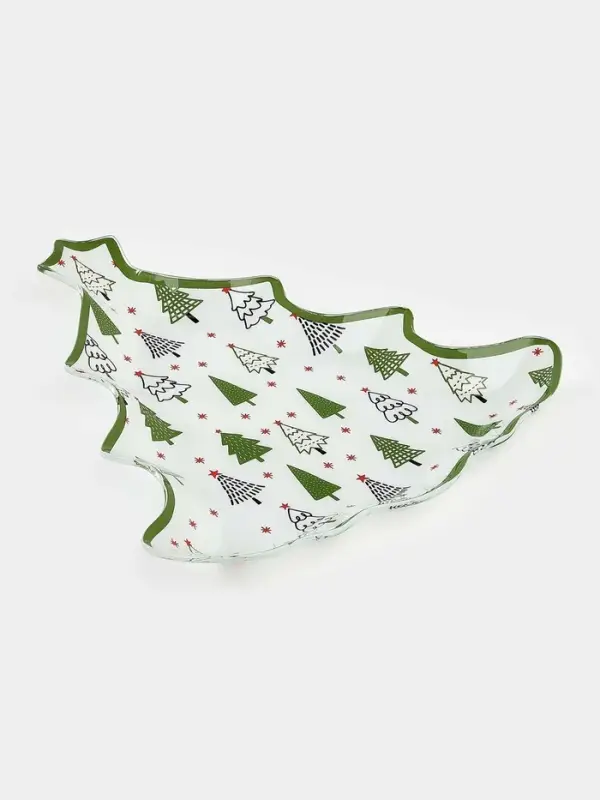 Блюдо сервировочное ёлочка Блюдо сервировочное ёлочка "Елочка" 24,5х24,7х2 см