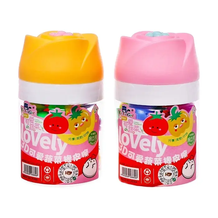 Набор ластиков фигурных "Фрукты/Ягоды/Овощи", 12 штук, в пластиковой коробке, МИКС